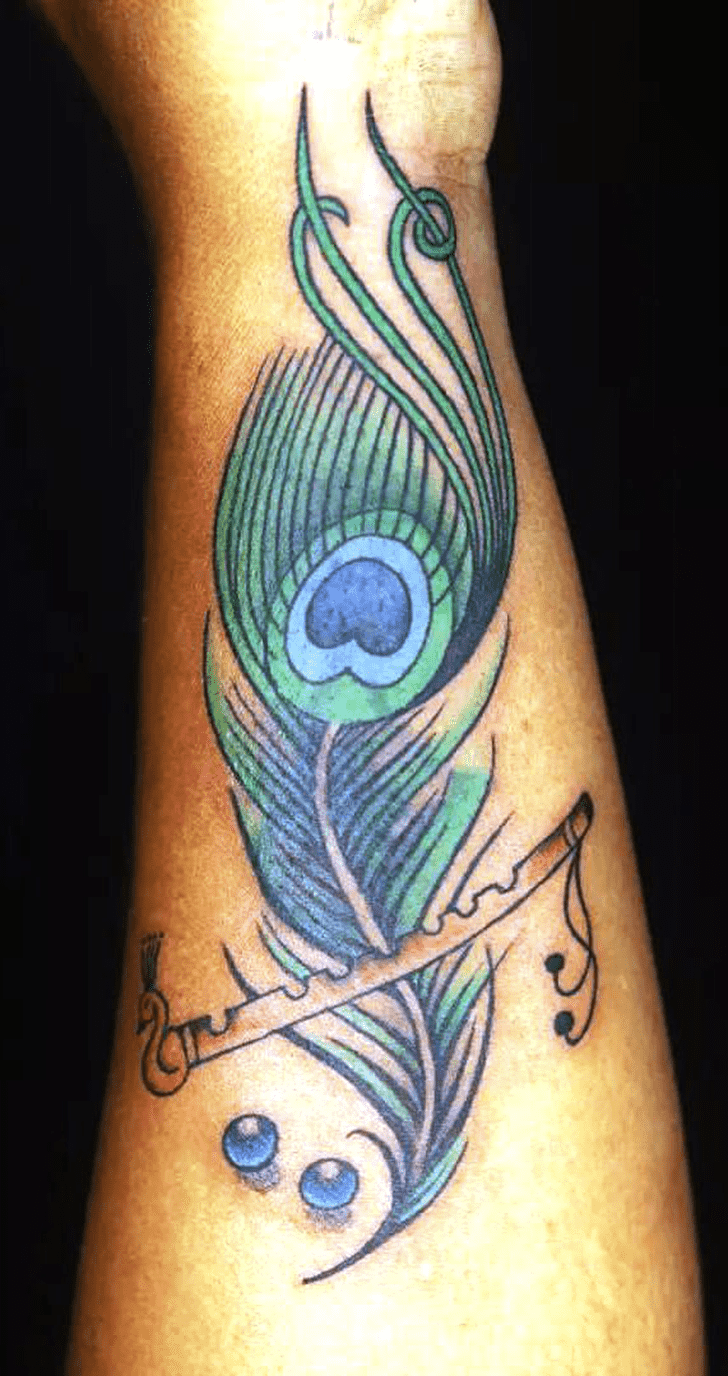 Lord Krishna Tattoo Photo