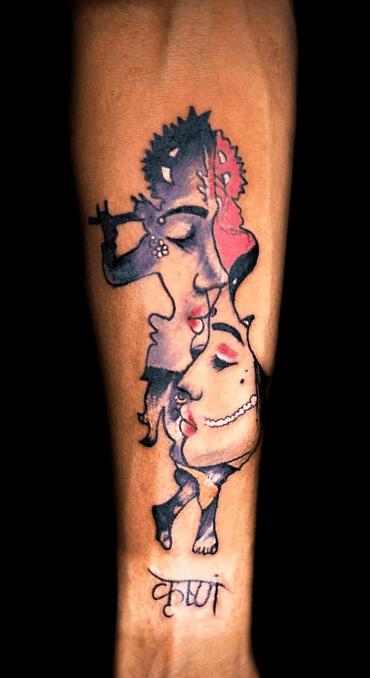 Lord Krishna Tattoo Shot