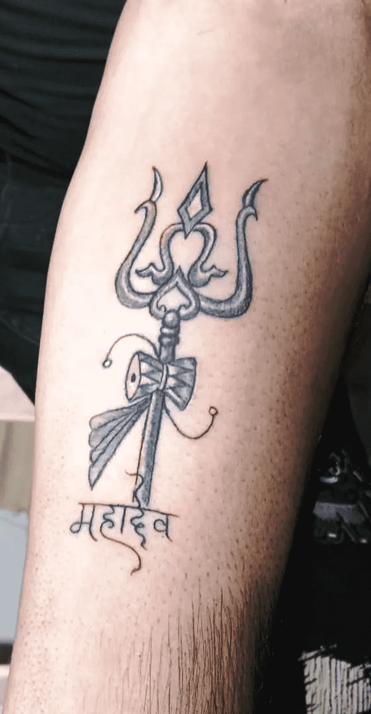 Mahadev Tattoo Figure