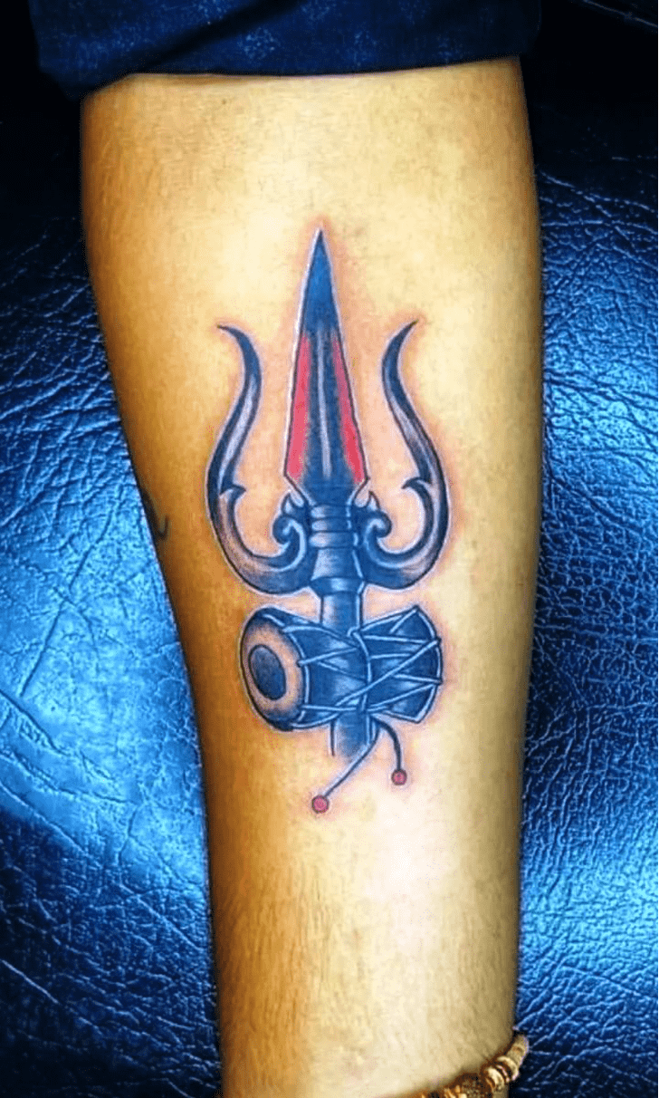 Mahadev Tattoo Figure