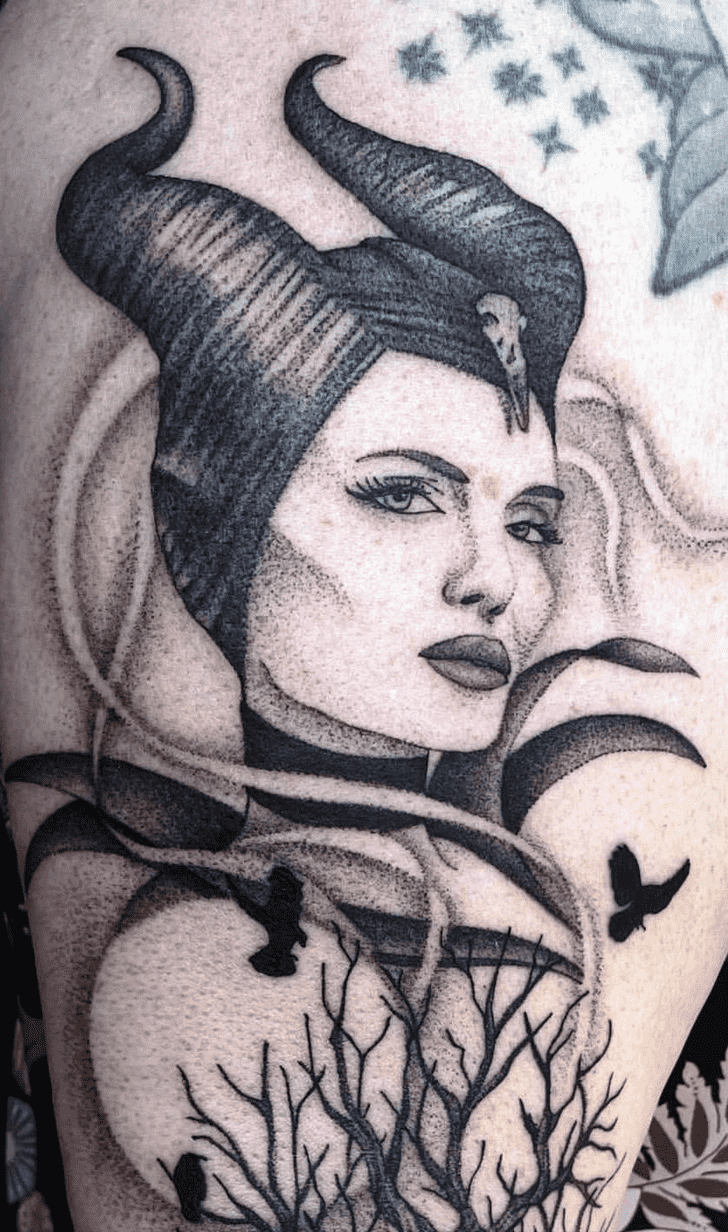 Maleficent Tattoo Photo