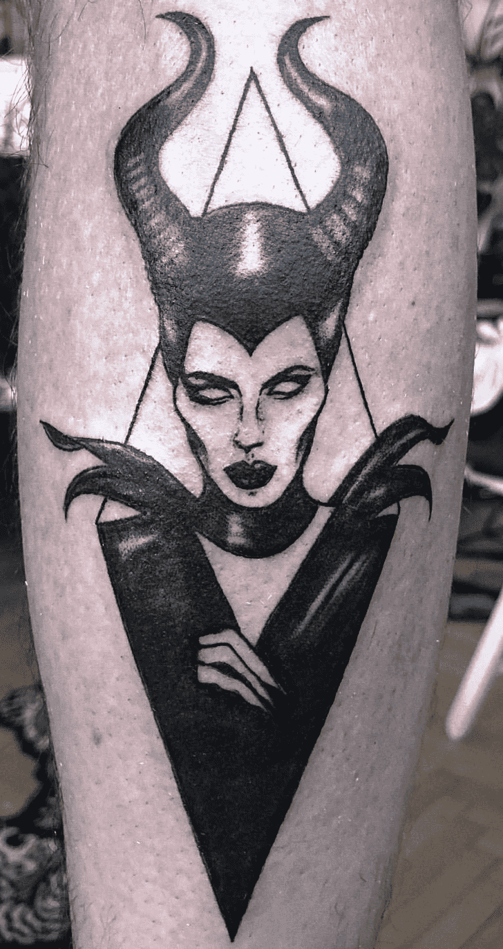 Maleficent Tattoo Figure