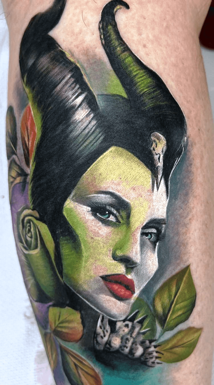 Maleficent Tattoo Shot