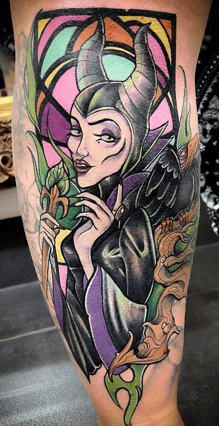 Maleficent Tattoo Photograph