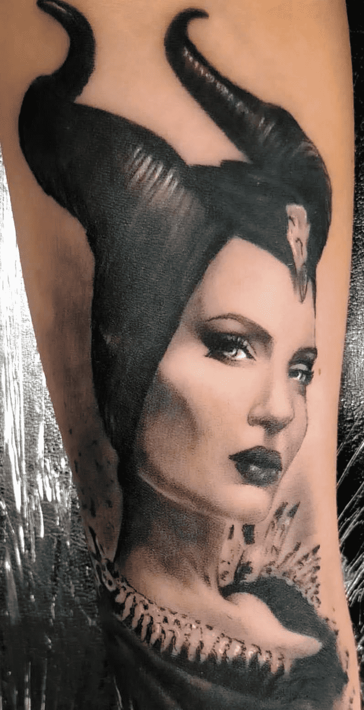 Maleficent Tattoo Figure