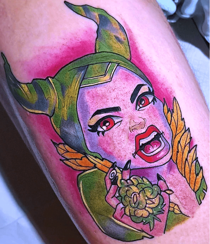 Maleficent Tattoo Shot