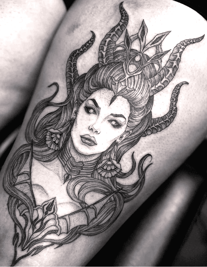 Maleficent Tattoo Photo