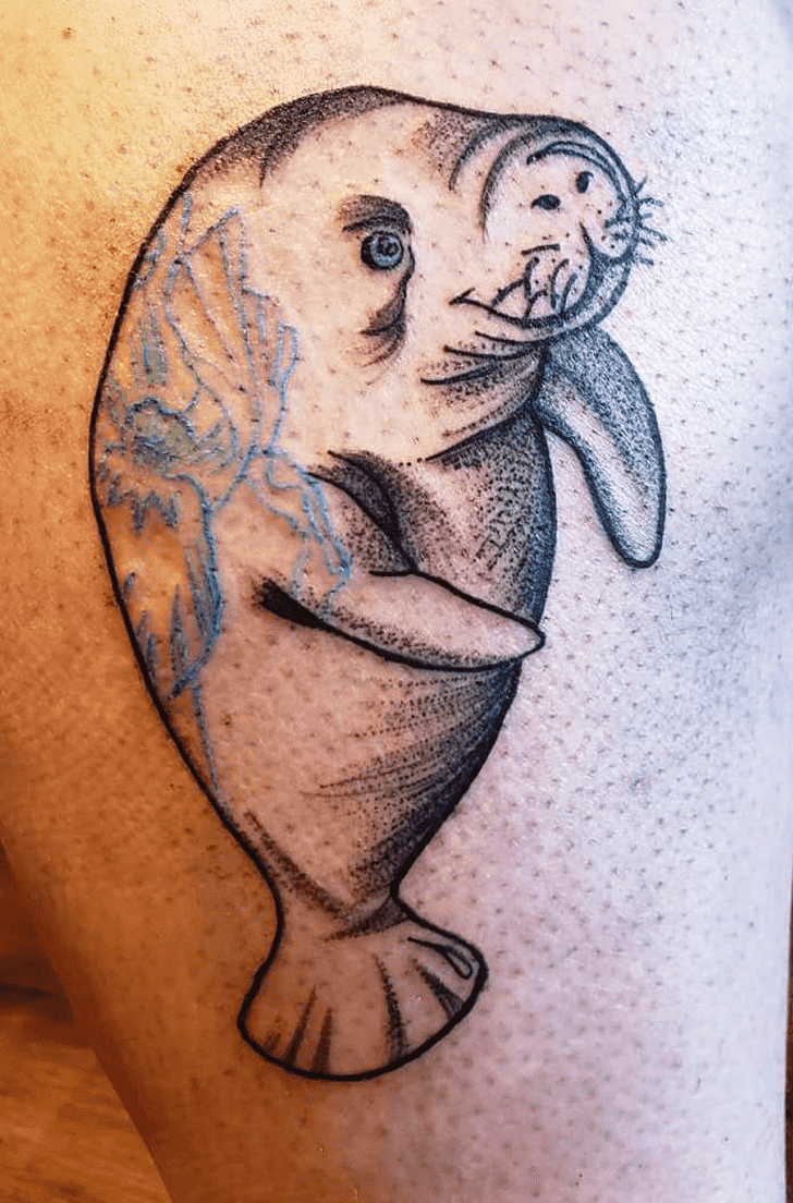 Manatee Tattoo Design Image