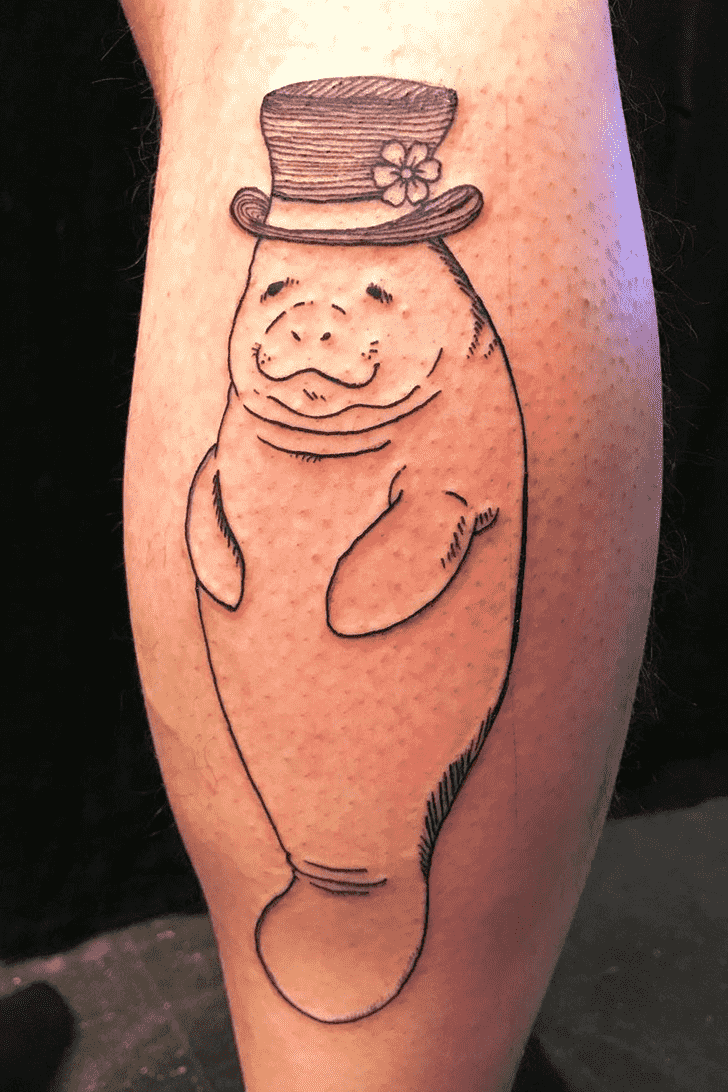 Manatee Tattoo Figure