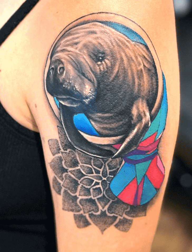 Manatee Tattoo Shot