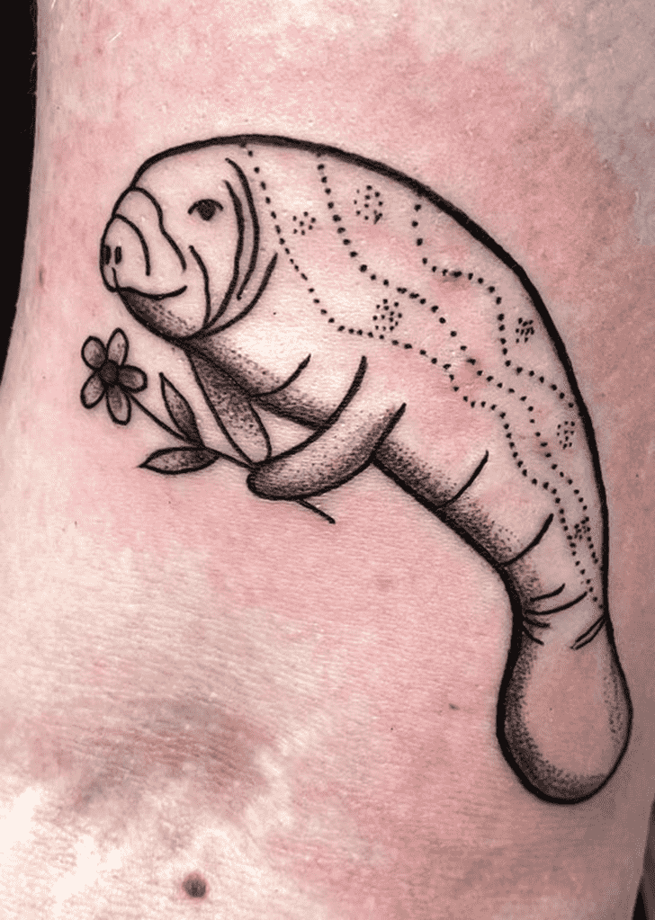 Manatee Tattoo Photograph