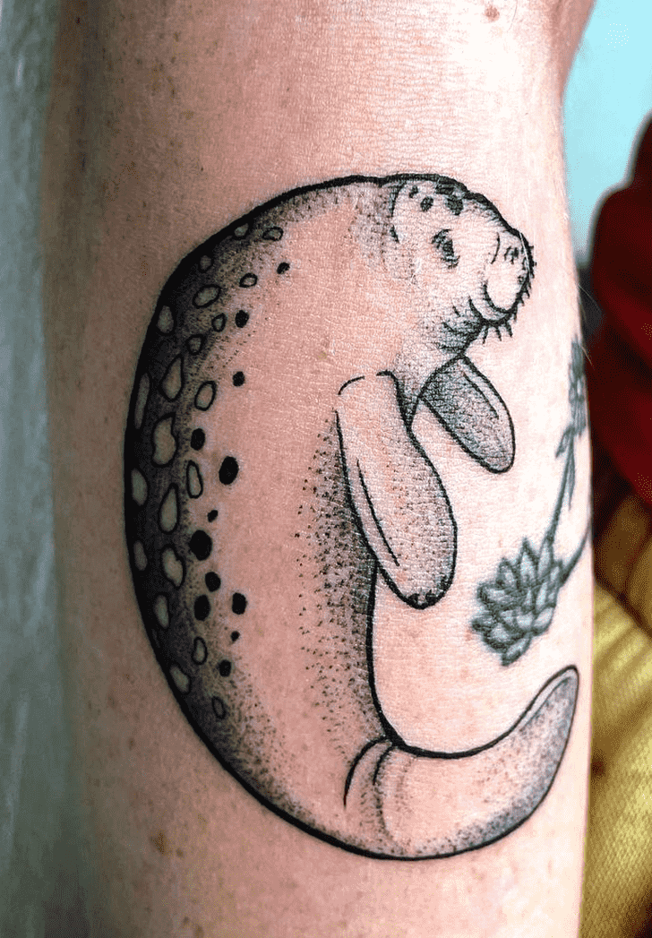 Manatee Tattoo Figure