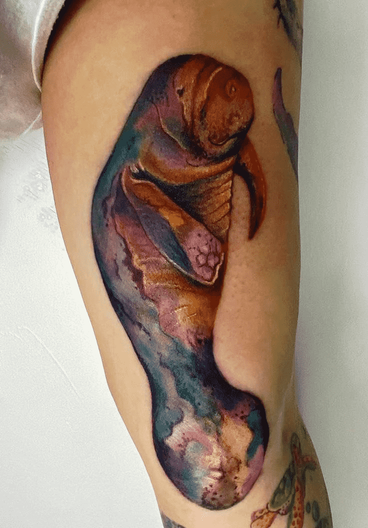 Manatee Tattoo Shot