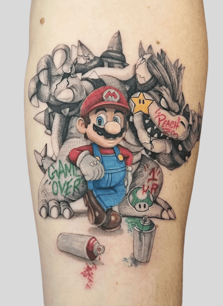 Mario Tattoo Photos