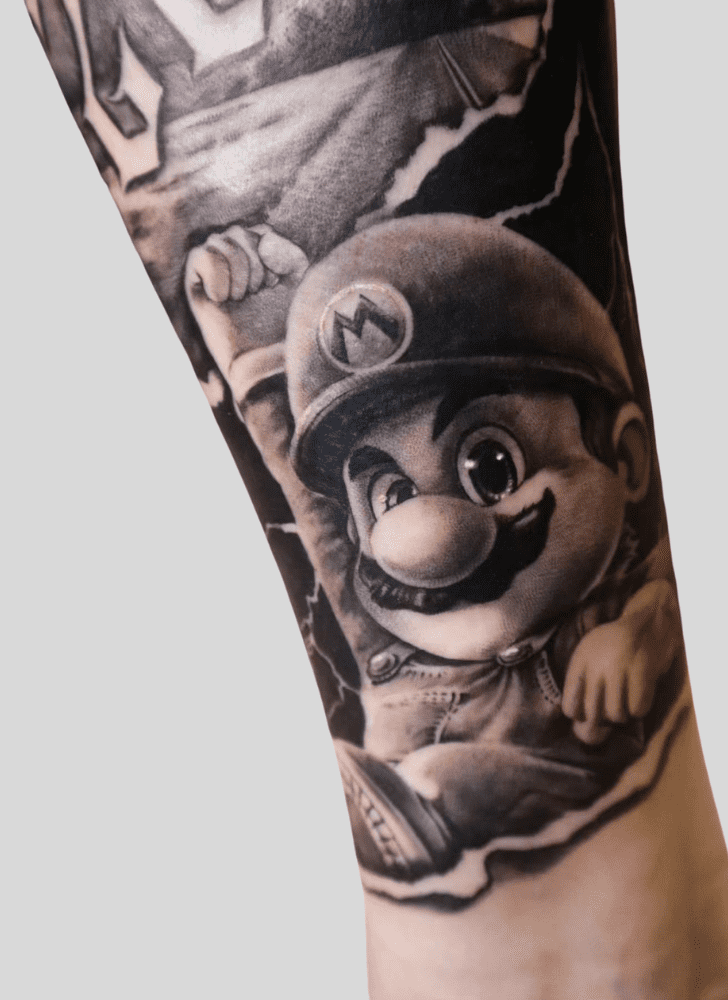 Mario Tattoo Ink