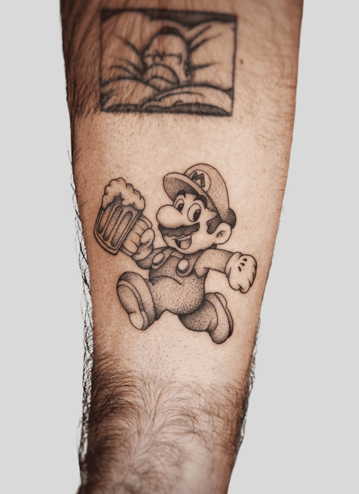 Mario Tattoo Shot