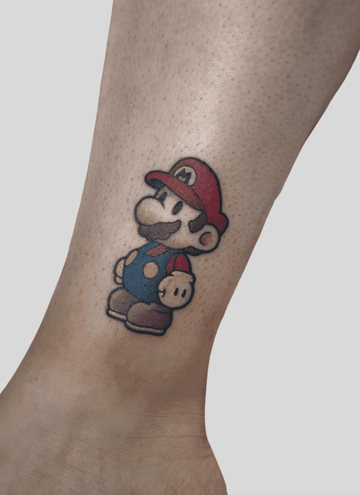 Mario Tattoo Photo