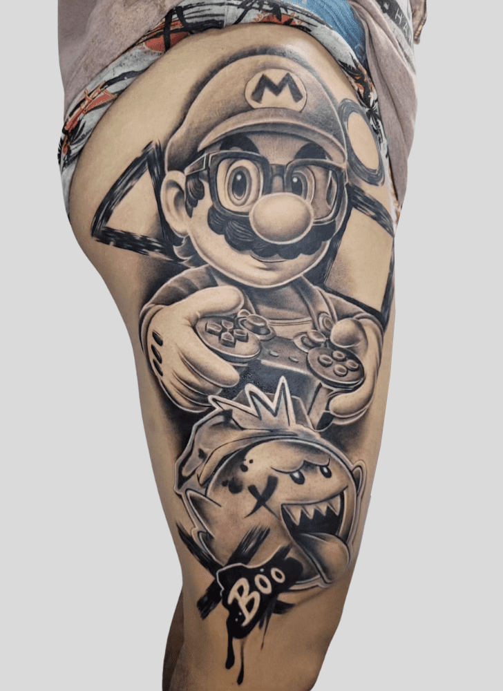 Mario Tattoo Photos