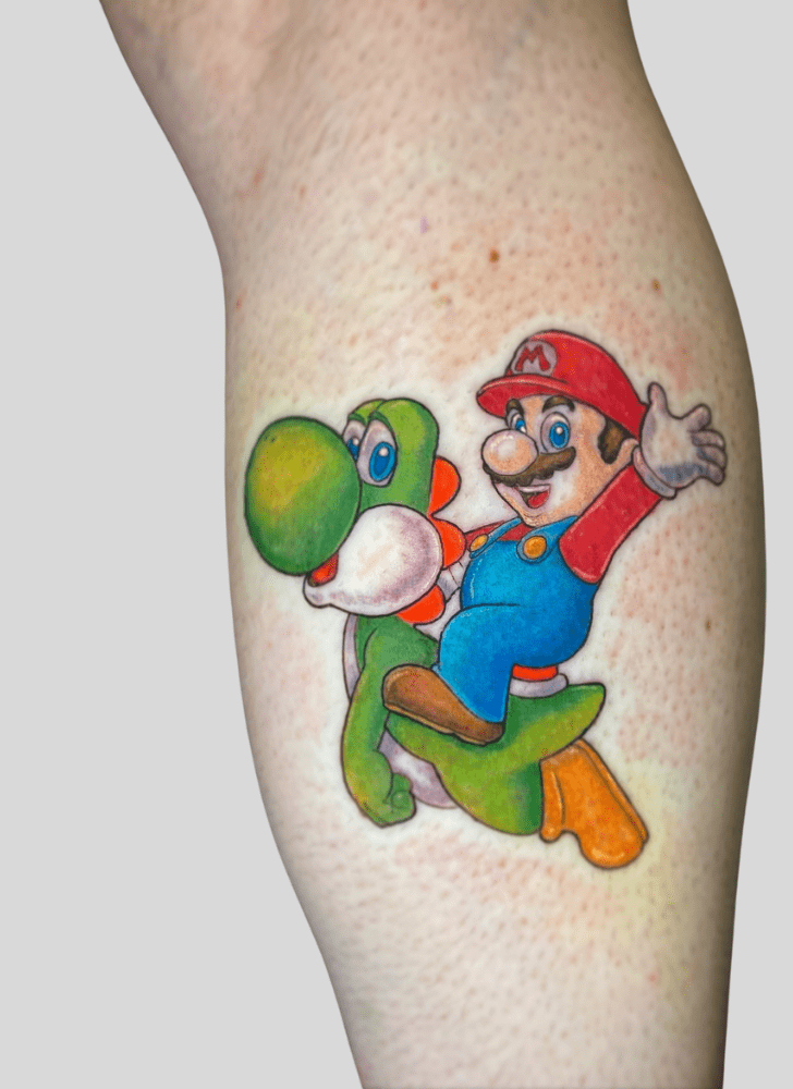 Mario Tattoo Portrait