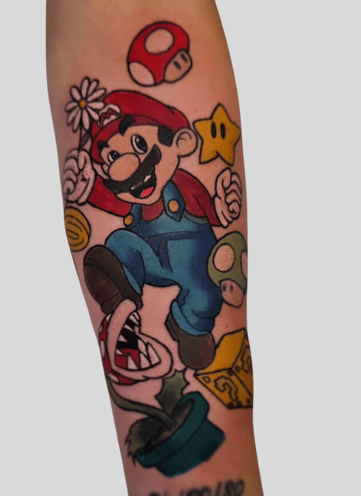 Mario Tattoo Ink