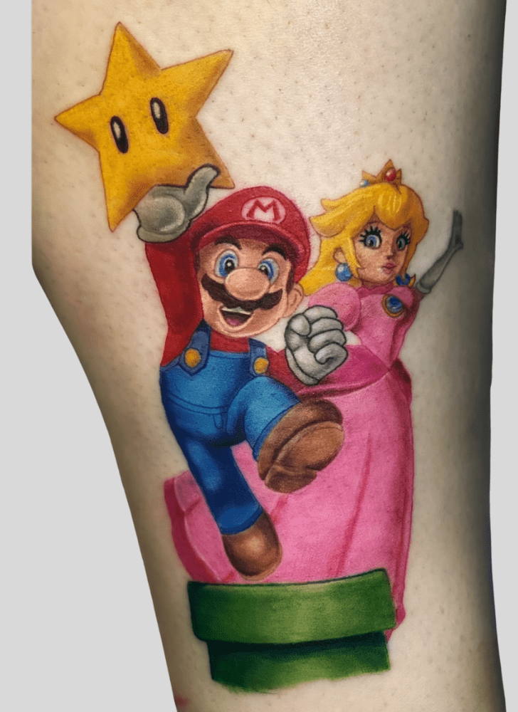 Mario Tattoo Ink