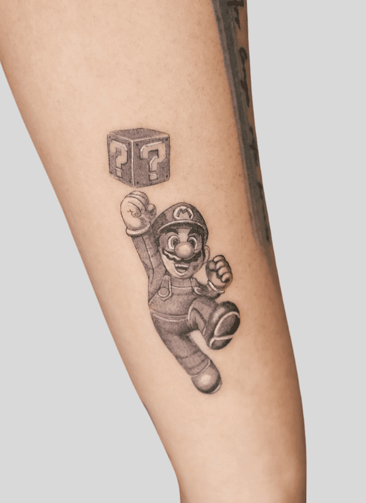 Mario Tattoo Portrait