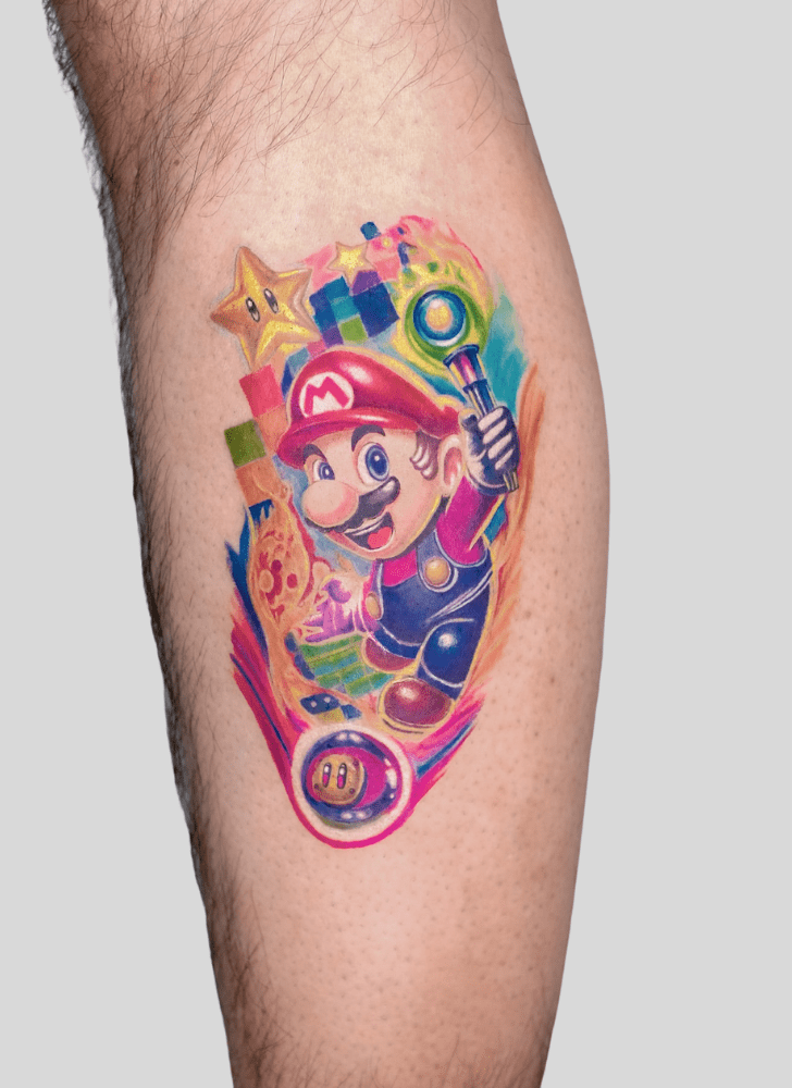 Mario Tattoo Shot