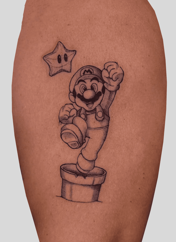 Mario Tattoo Picture