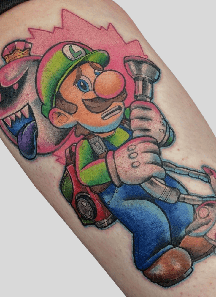 Mario Tattoo Figure