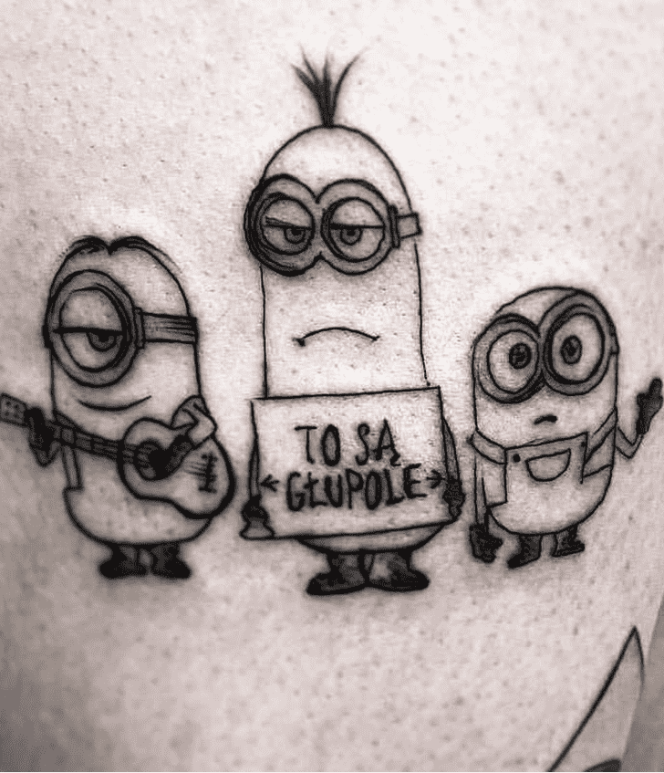 Minion Tattoo Portrait