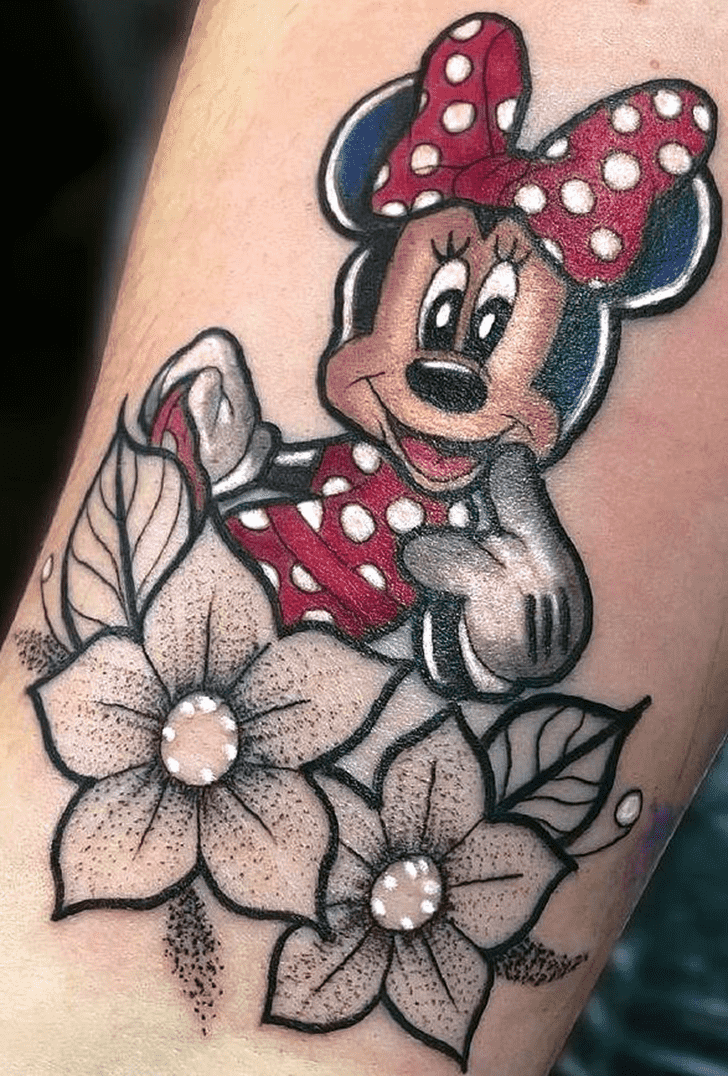 Minnie Mouse Tattoo Figure