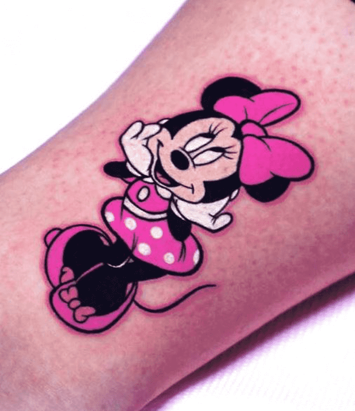 Minnie Mouse Tattoo Portrait