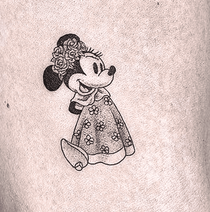 Minnie Mouse Tattoo Snapshot