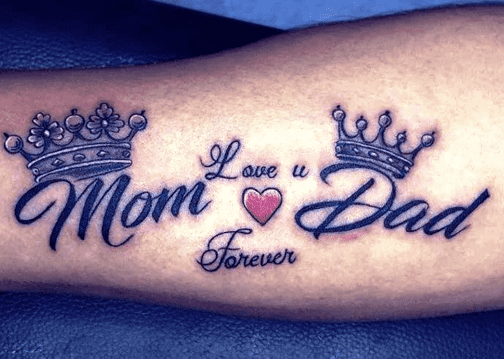 Mom Dad Tattoo Figure