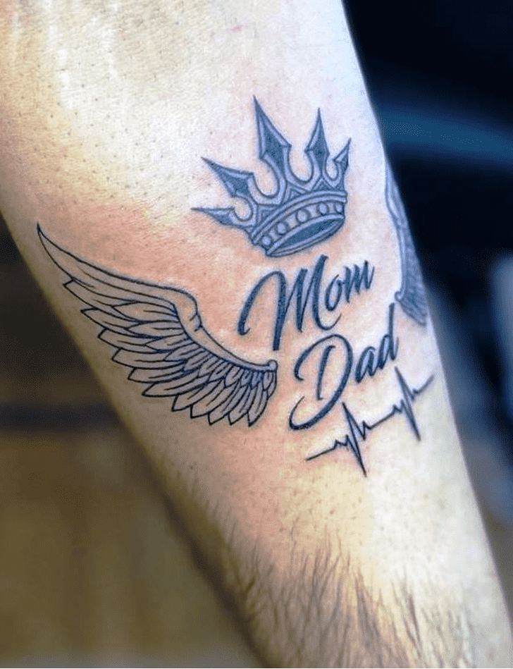 Mom Dad Tattoo Snapshot