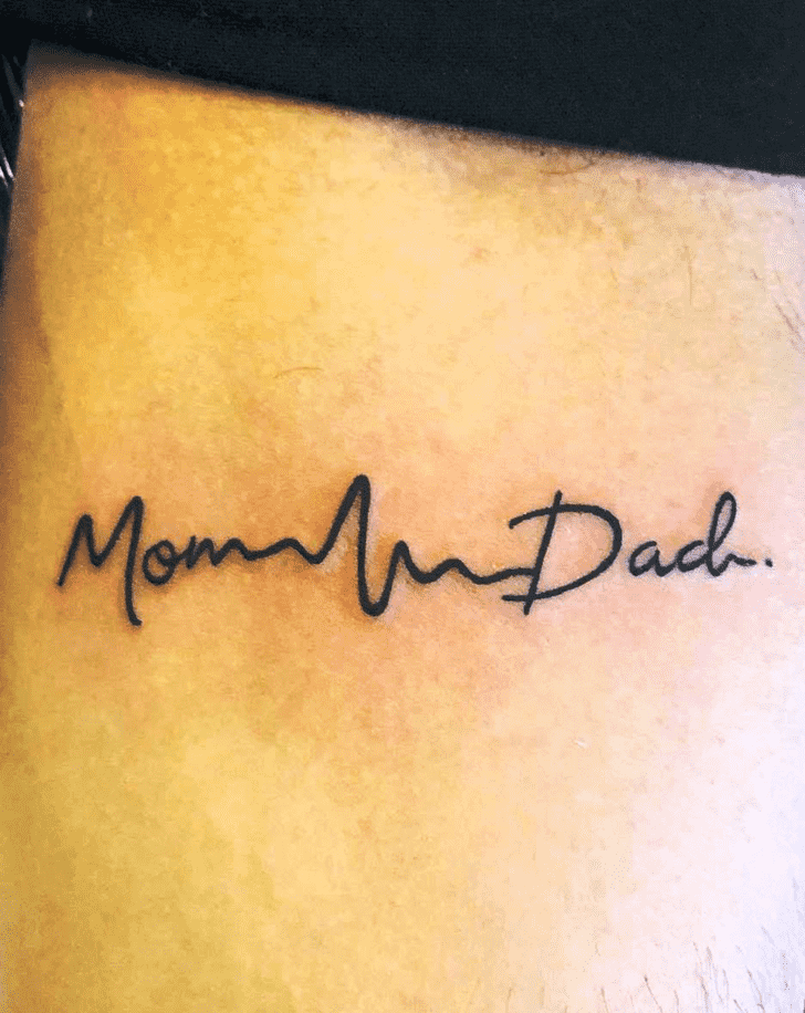 Mom Dad Tattoo Figure