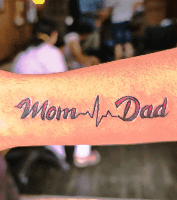 Mom Dad Tattoo Snapshot