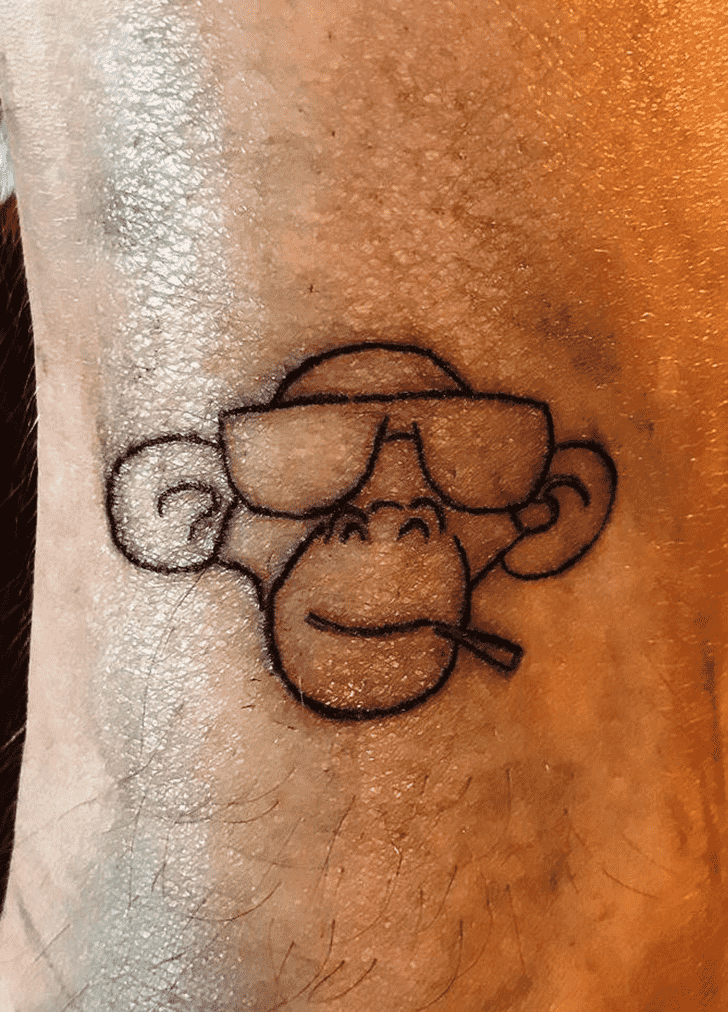 Monkey Tattoo Photograph