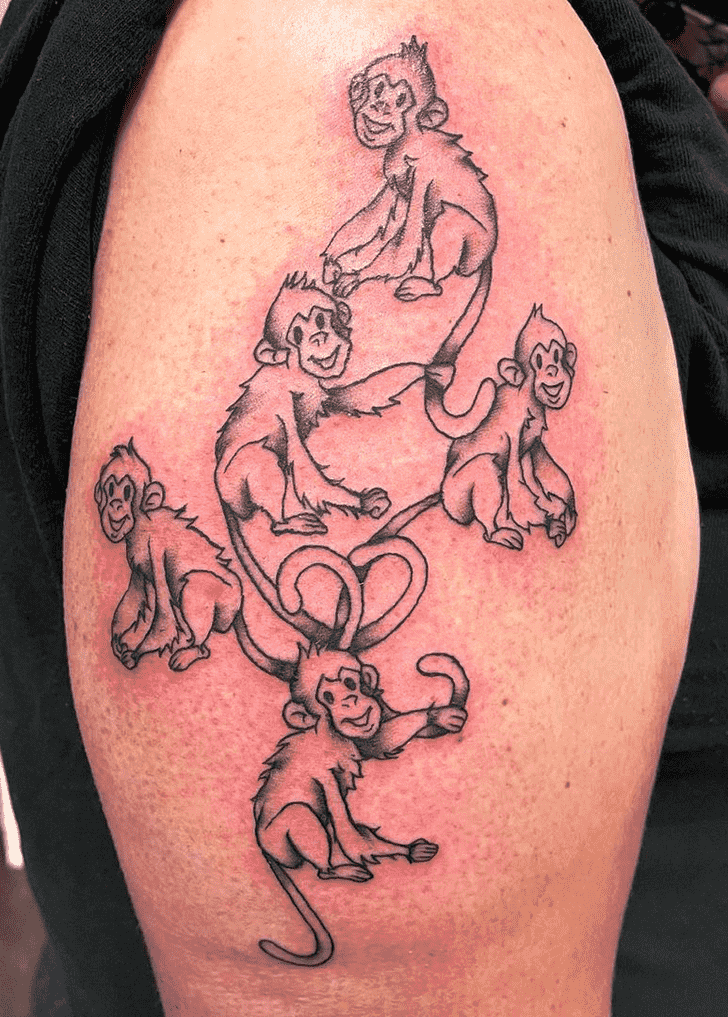 Monkey Tattoo Ink