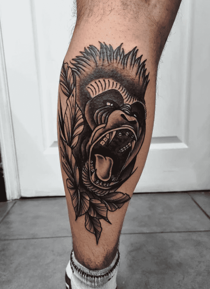 Monkey Tattoo Shot