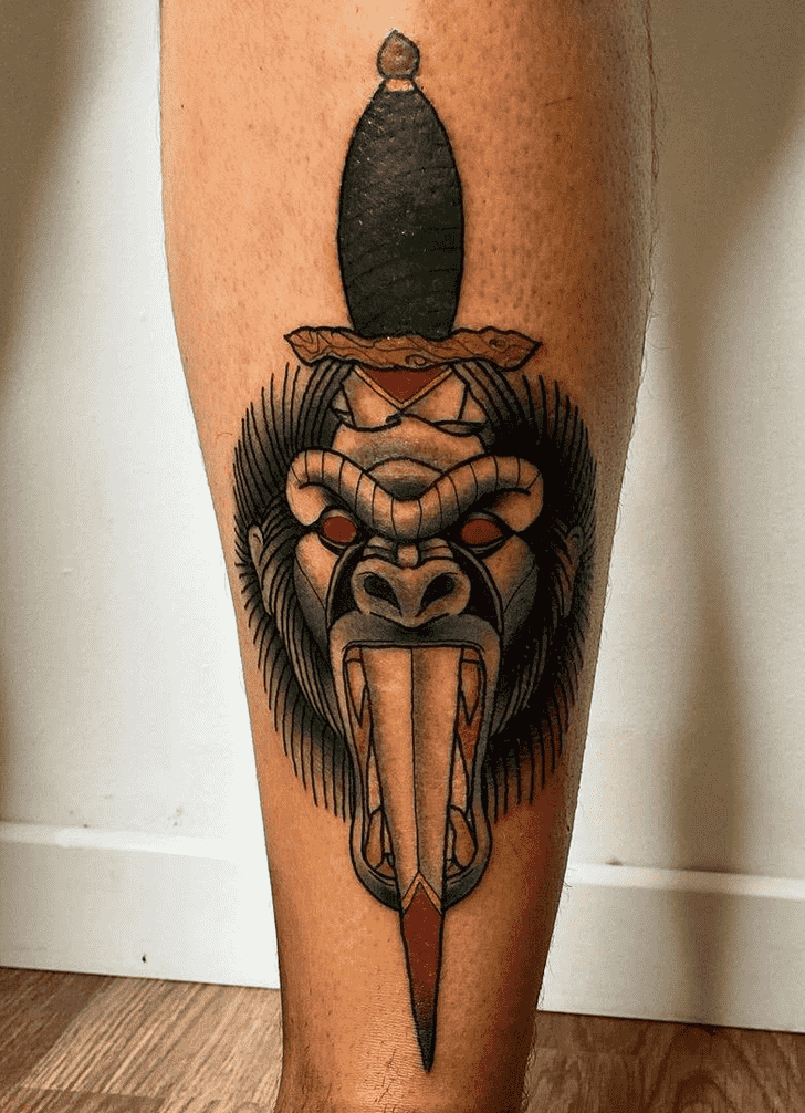 Monkey Tattoo Photo