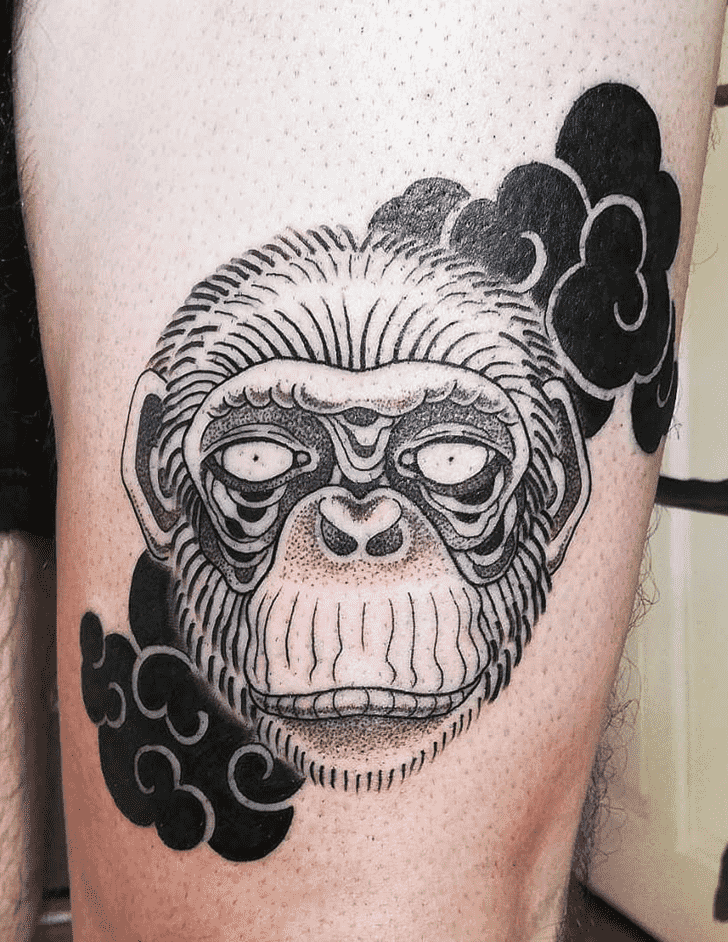 Monkey Tattoo Ink