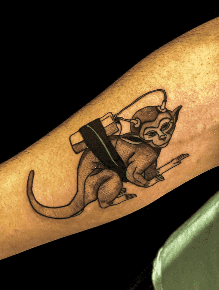 Monkey Tattoo Photograph