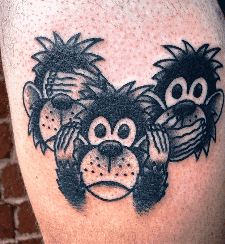 Monkey Tattoo Ink