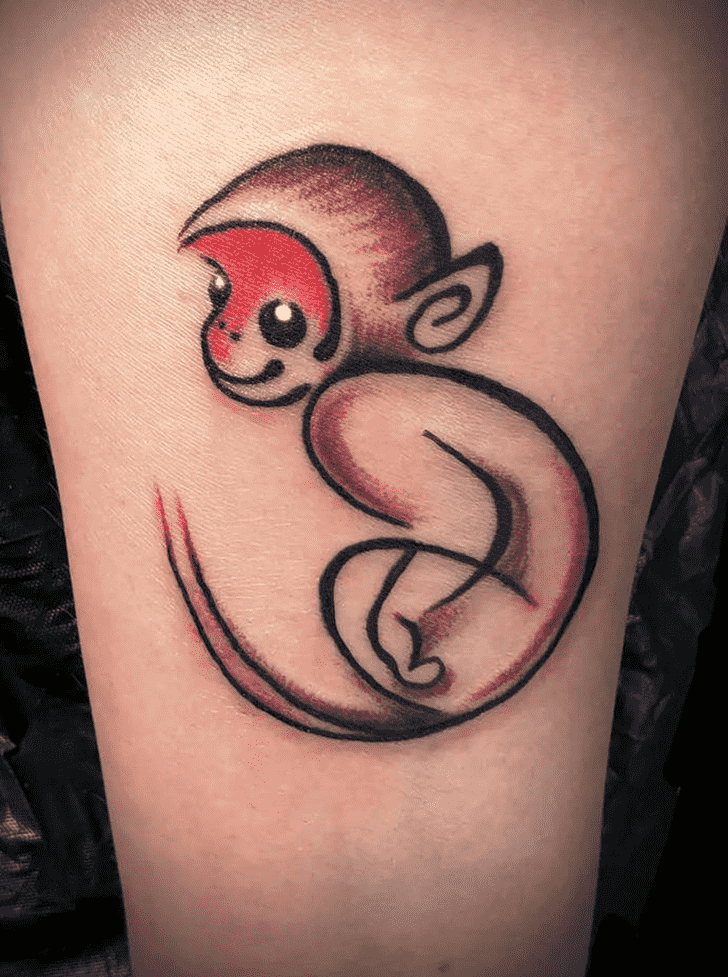 Monkey Tattoo Shot