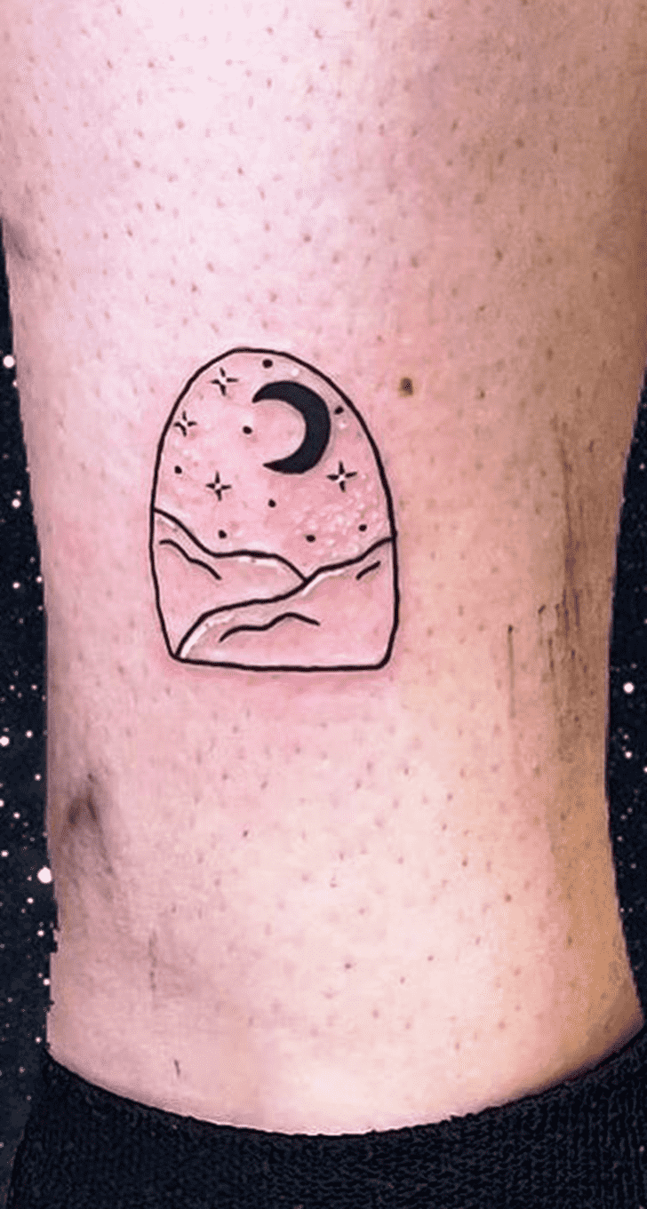 Moon Tattoo Photograph