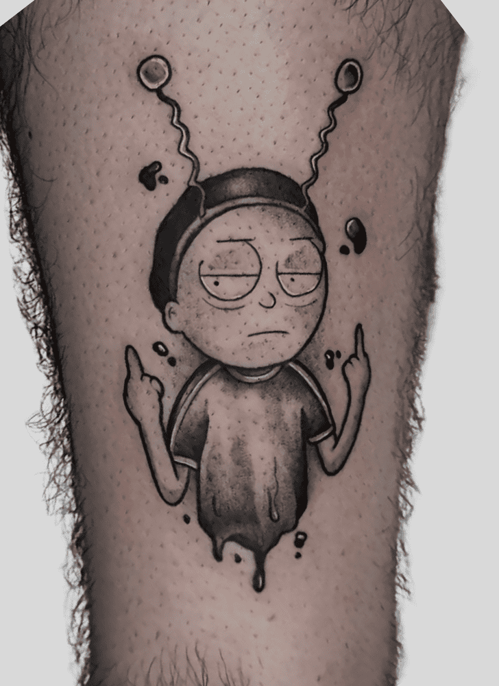 Morty Tattoo Portrait