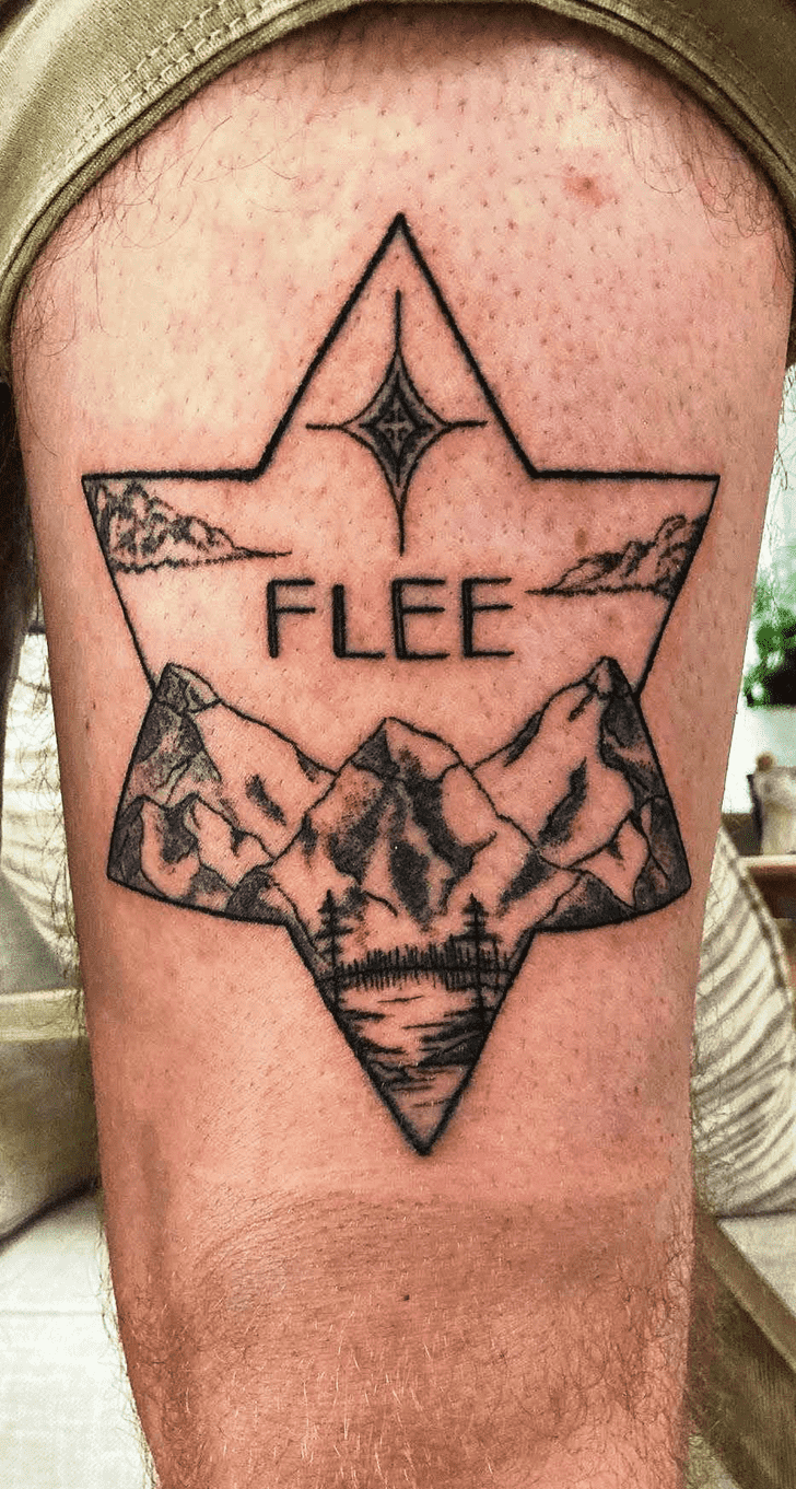 Mountain Tattoo Shot