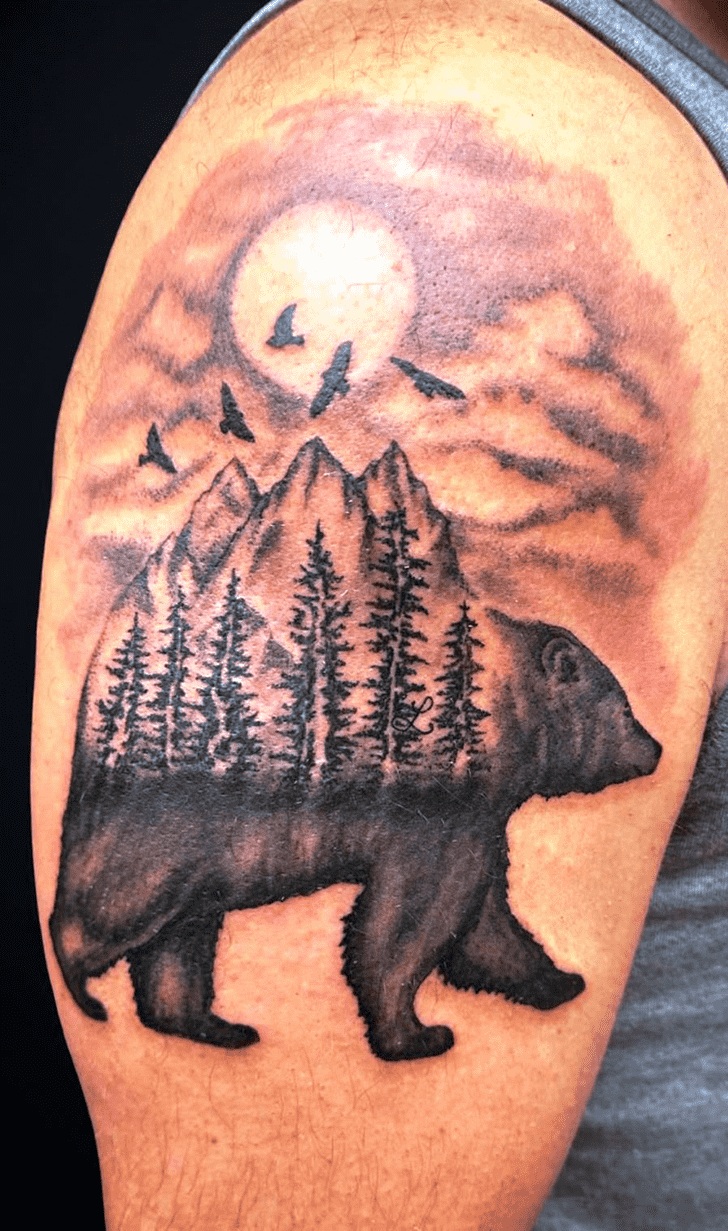 Mountain Tattoo Photograph