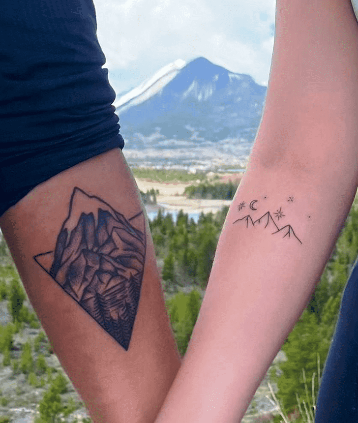 Mountain Tattoo Portrait